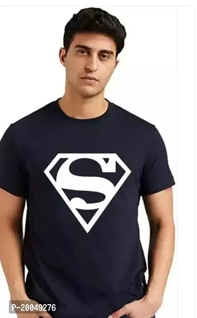 Stylish Polyester Printed Round Neck Tees For Men-thumb0