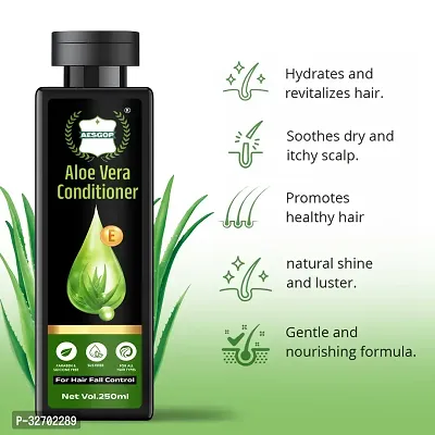 Aes Gop Natural Hair Care Hair Aloe Vera Conditioner ( 250 Ml )-thumb5