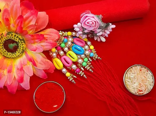 Rakhi for Brother/ Bhai/ Bro/ Bhabhi With Roli Chawal (12 Rakhi)