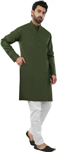 Classy Cotton Kurta and Bottom Set For Men-thumb3