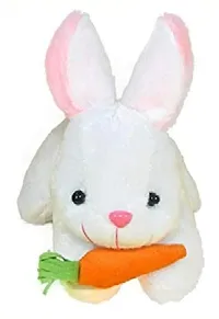 Rabbit Soft Toy Make India & Skin Friendly 100% Safe (White)-thumb1