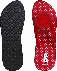 BoomBeauty Super Quality Most Comfortable Women's Slippers (Red, numeric_8)-thumb3