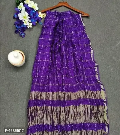 Art Silk Bandhani Woven Design Dupatta.-thumb0