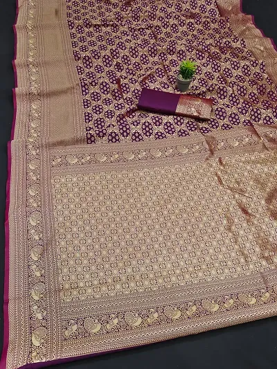 Cotton Silk Woven Design Sarees With Blouse Piece