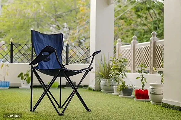 Buy Swingzy Ultralight Quad Camping Chair/portable Folding Chair For Fishing,  Beach, Picnic, Outdoor Chairs/foldable Hiking Chair With Cup Holder/space  Saving And Lightweight (blue) Online In India At Discounted Prices