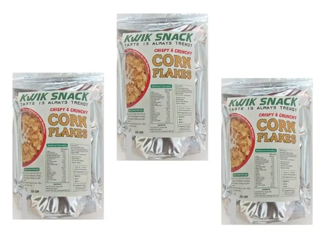 Kwik Snack Crispy And Crunchy Corn Flakes Multipack