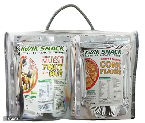 GIFT HAMPER-6 Combo Pack of 2 ( Muesli Fruit  Nuts-400 gm ,Corn Flakes-300 gm)