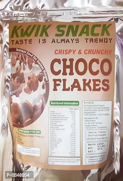 KWIK SNACK Crispy  Crunchy CHOCO FLAKES (300 GM)-thumb0
