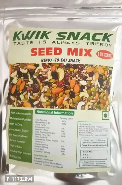 Kwik Snack Seed Mix (8 in 1 Mix) (150 GM)