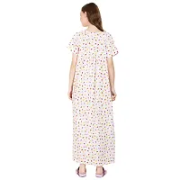 Redglo Women's Cotton Nighty Night Gown Multicolored (Available Sizes XL  XXL)-thumb1