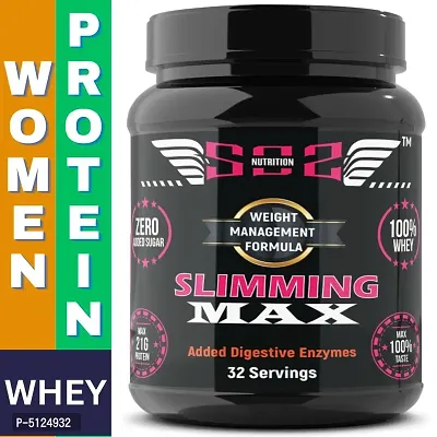 Slimming MAX Women Whey Protein 32 Days Pack - Strawberry-thumb0