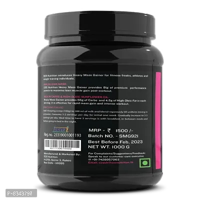 Protein Heavy Mass Gainer Strawberry 1 Kg-thumb4