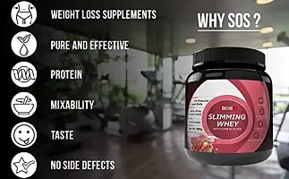 Slimming Whey Protein Powder Strawberry Flavour-thumb3