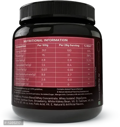 Slimming Whey Protein Powder Strawberry Flavour-thumb3