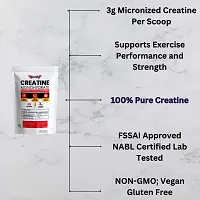 Creatine Monohydrate by SOS Nutrition, Pure and Unflavoured 450 Gm (15 Servings)-thumb3