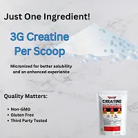 Creatine Monohydrate by SOS Nutrition, Pure and Unflavoured 450 Gm (15 Servings)-thumb2