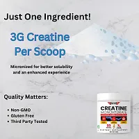 Creatine Monohydrate by SOS Nutrition, Pure and Unflavoured 100 g (33 Servings)-thumb2