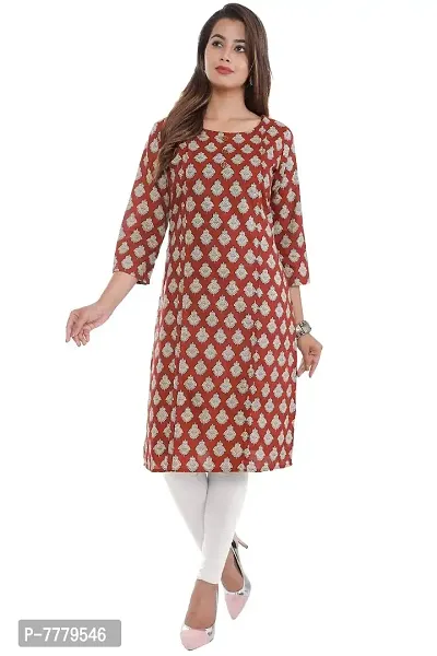 Bright Cotton Women's Cotton Regular Kurta