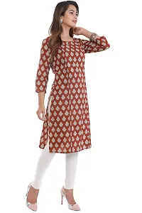 Bright Cotton Women's Cotton Regular Kurta-thumb2