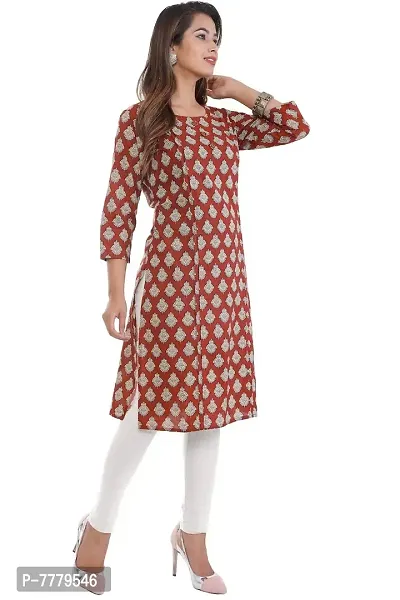 Bright Cotton Women's Cotton Regular Kurta-thumb3