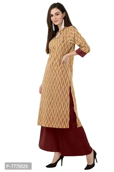 Bright Cotton Women's Cotton Regular Kurta-thumb2