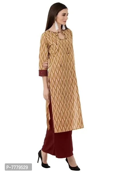 Bright Cotton Women's Cotton Regular Kurta-thumb3