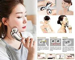 3D Manual Roller Massager | 360 Rotate Roller Face Body Massager | Skin Lifting, Wrinkle Remover and Facial Massage | Relaxation and Skin Tightening Tool | Unisex-thumb1