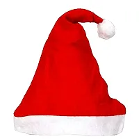 Christmas Santa Hat, Santa Claus Caps for Kids,Merry Christmas Party Cap, Hat for Christmas/Xmas Party,Xmas Caps Pack of 2-thumb1