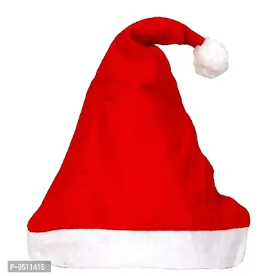Christmas Santa Hat, Santa Claus Caps for Kids,Merry Christmas Party Cap, Hat for Christmas/Xmas Party,Xmas Caps Pack of 2-thumb2