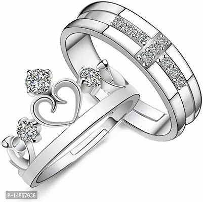 Adjustable Ring set for Couple-thumb0