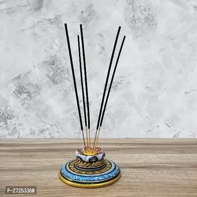 Marble Incense Stick Holder | Agarbatti Stand | Essential Puja Article Pack of 1-thumb0