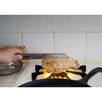 Stainless Steel (Pack of 3) Potato Masher  Roti Chimta  Egg Whisk  Pizza Cutter for Kitchen Tool Set-thumb1