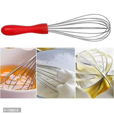 JISUN Stainless Steel Egg Whisk  Roti Chimta  Potato Masher for Kitchen Tool Set-thumb2