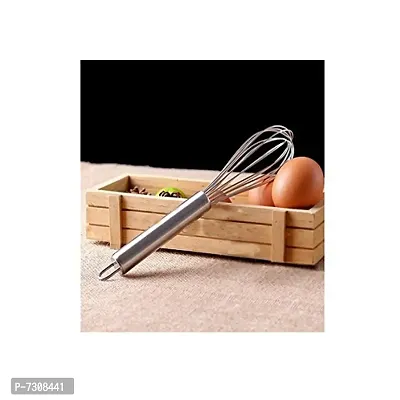 JISUN Stainless Steel Egg Whisk  (Pack of 2) Potato Masher for Kitchen Tool Set-thumb5
