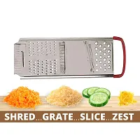 Jisun Stainless Steel Potato Chipser - Vegetable Grater - Coconut Grater For Kitchen-thumb3