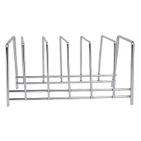 Stainless Plate Stand Dish Rack Chakla Belan Stand For Kitchen-thumb3