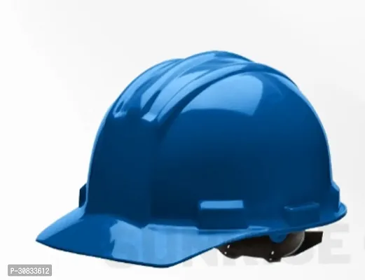 Safety Helmet made by Sold Plastic and with Full Head Protection-thumb0