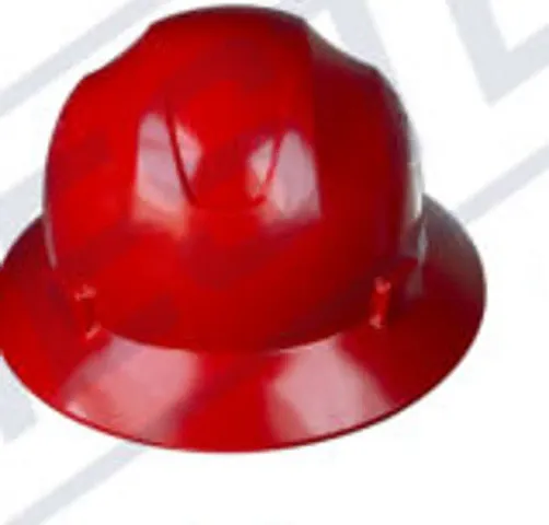 Safety Helmet made by Sold Plastic and with Full Head Protection