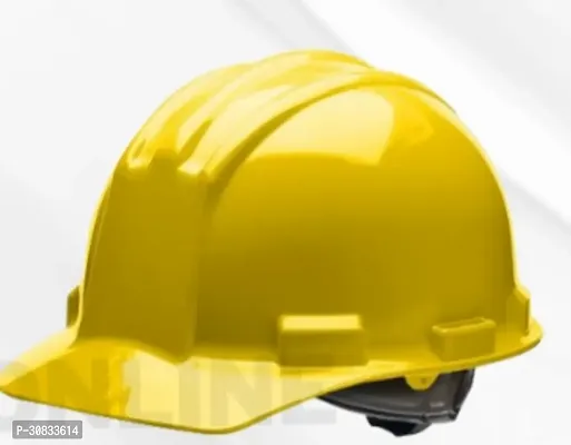 Safety Helmet made by Sold Plastic and with Full Head Protection-thumb0