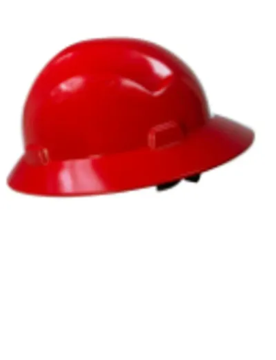 Safety Helmet made by Sold Plastic and with Full Head Protection