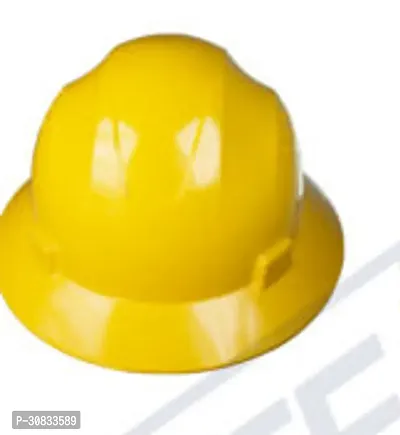 Safety Helmet made by Sold Plastic and with Full Head Protection-thumb0