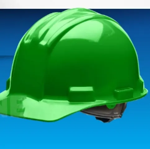 Safety Helmet made by Sold Plastic and with Full Head Protection