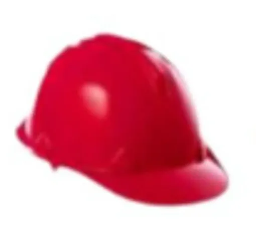 Safety Helmet made by Sold Plastic and with Full Head Protection