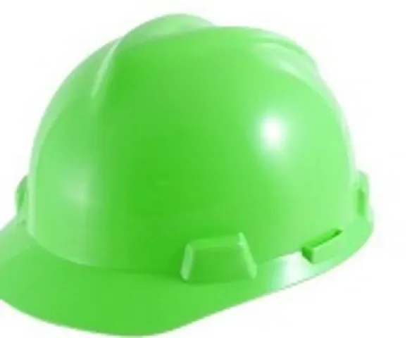 Safety Helmet made by Sold Plastic and with Full Head Protection