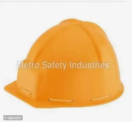 Safety Helmet made by Sold Plastic and with Full Head Protection-thumb0