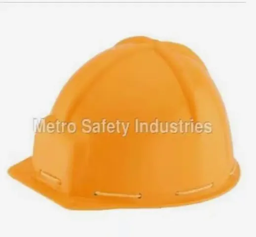 Safety Helmet made by Sold Plastic and with Full Head Protection