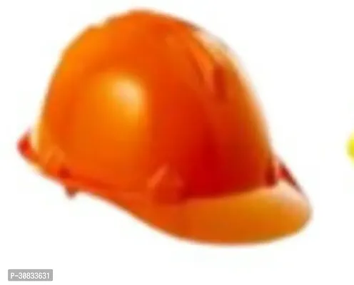 Safety Helmet made by Sold Plastic and with Full Head Protection-thumb0