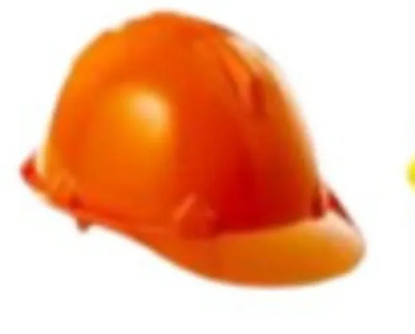 Safety Helmet made by Sold Plastic and with Full Head Protection