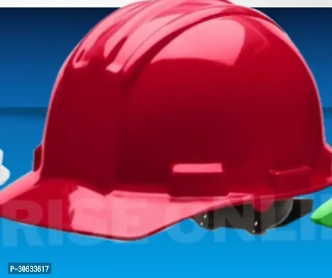 Safety Helmet made by Sold Plastic and with Full Head Protection-thumb0