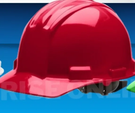 Safety Helmet made by Sold Plastic and with Full Head Protection